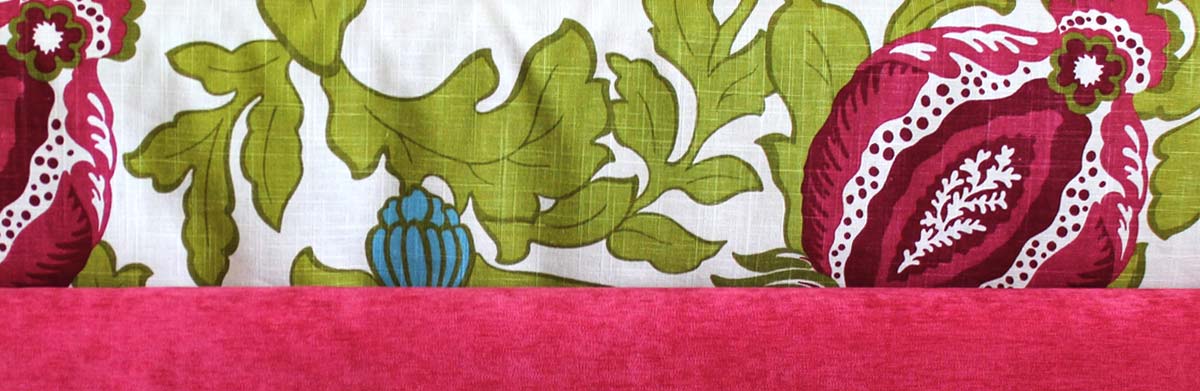 pink and green floral